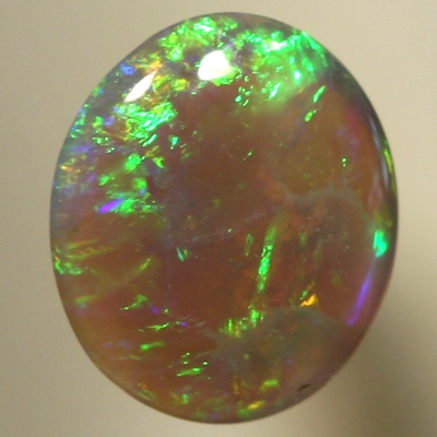 SOLID CRYSTAL OPAL The brightest green and gold fire
